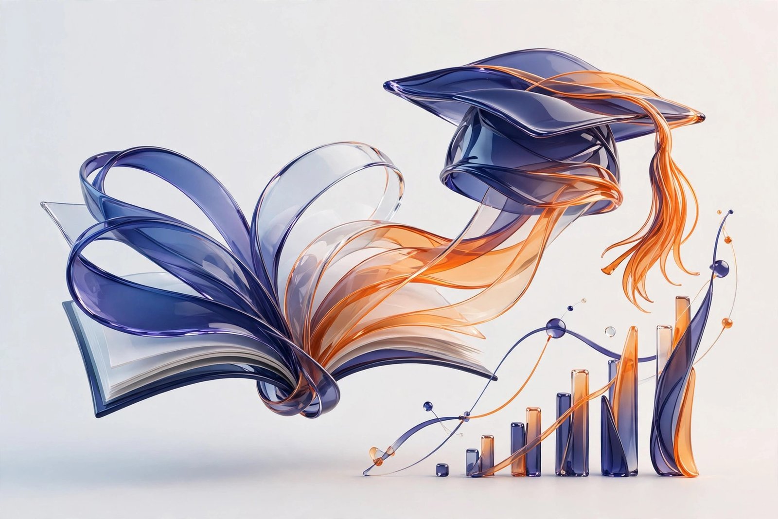Online education platform project visual