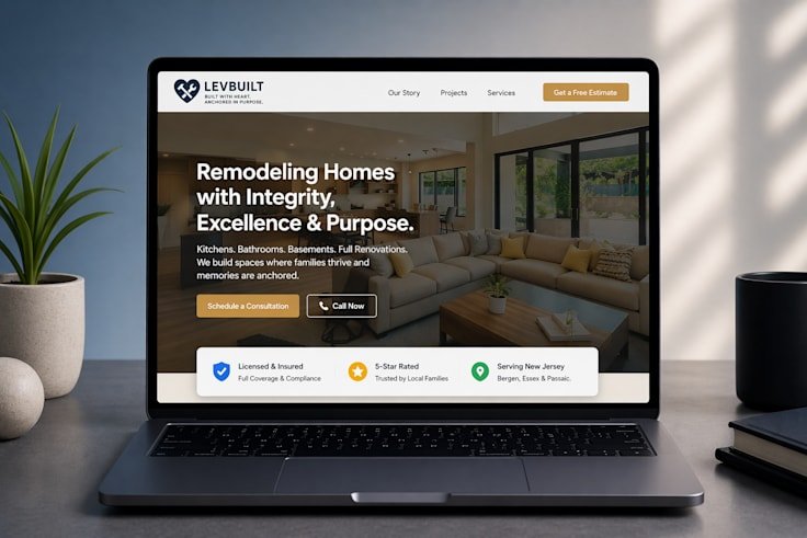 Construction & Real Estate Website — project by Digital Surgeons Hub