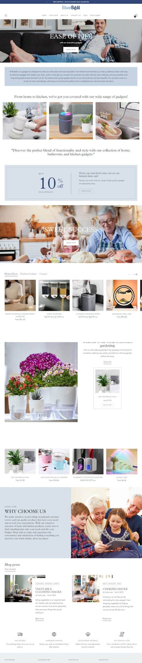 BlueBell Niche Store — project by Digital Surgeons Hub