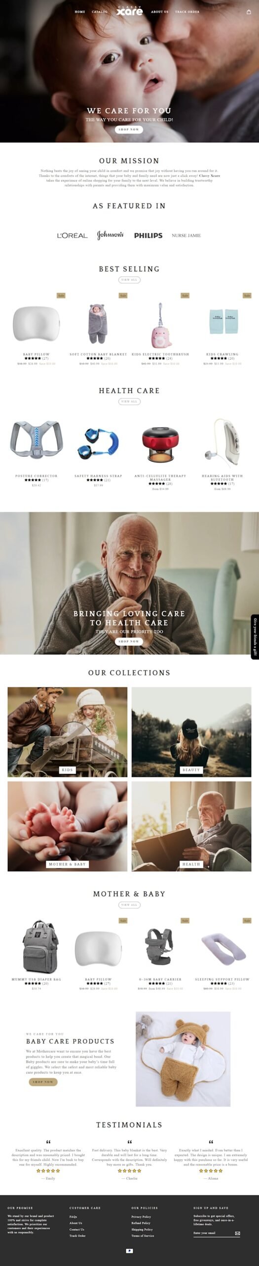 Classy Xare General Store — project by Digital Surgeons Hub