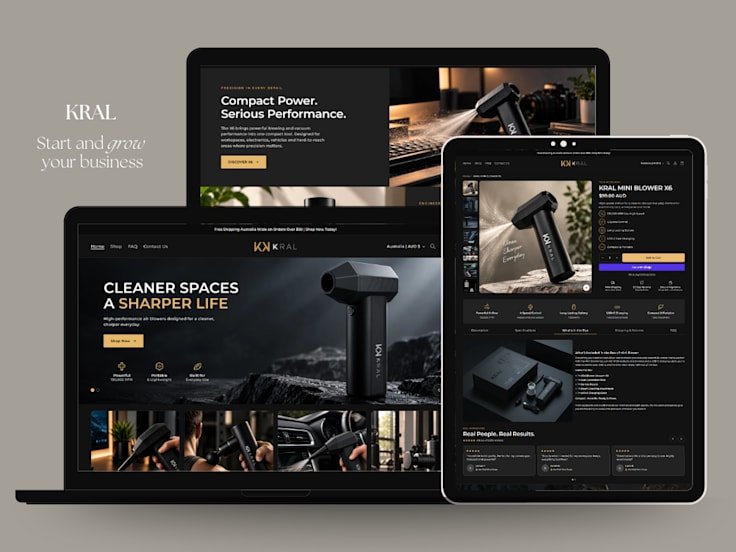 KRAL Tech Gadgets Store — project by Digital Surgeons Hub