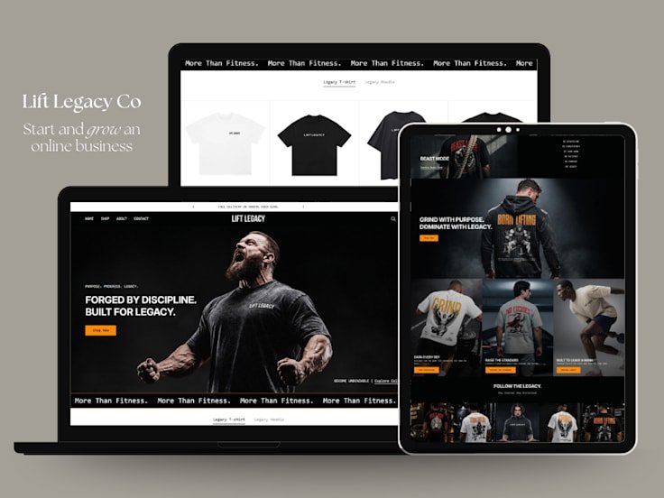 Lift Legacy Co Fitness Apparel — project by Digital Surgeons Hub