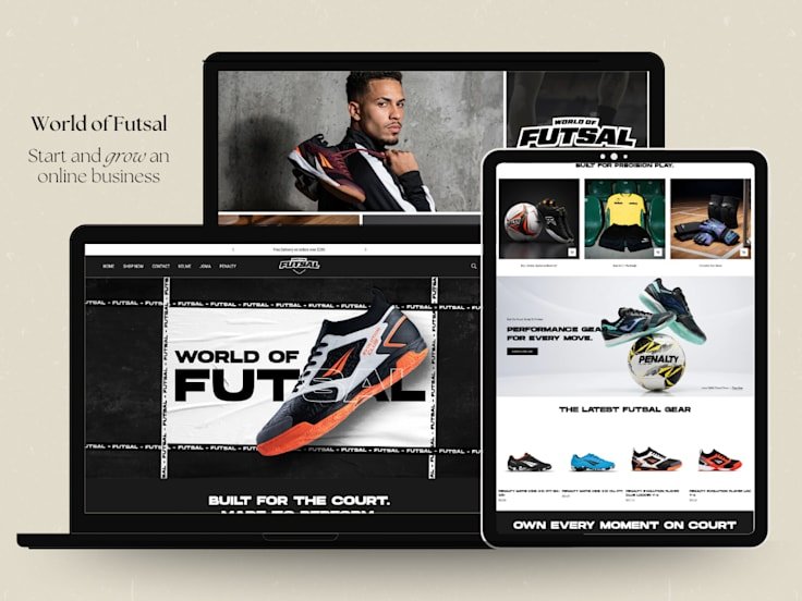 World of Futsal Store — project by Digital Surgeons Hub