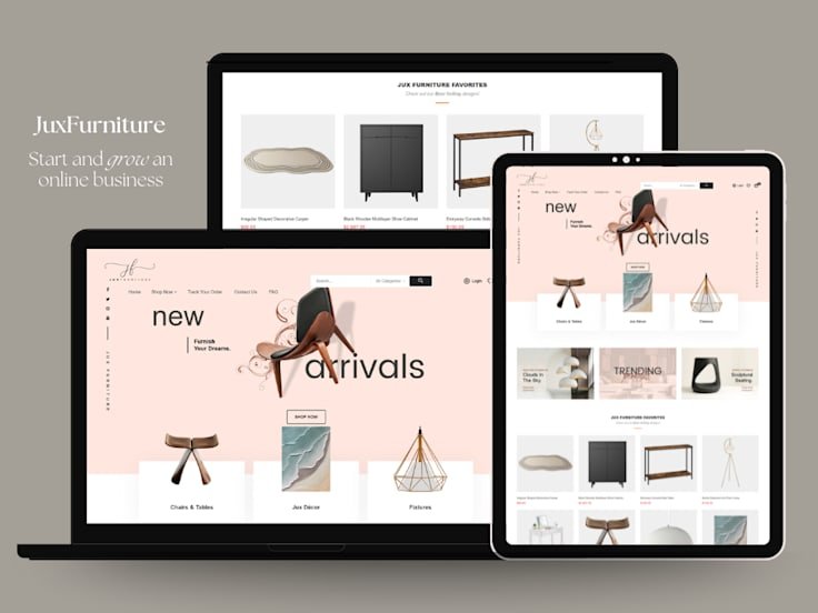 JuxFurniture Store — project by Digital Surgeons Hub