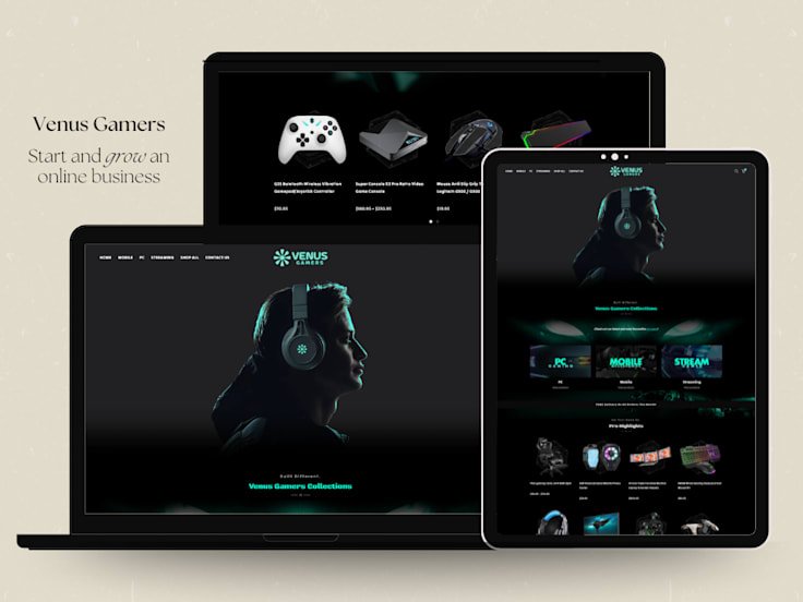 Venus Gamers Store — project by Digital Surgeons Hub