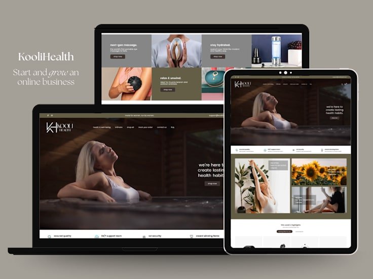KooliHealth Wellness Store — project by Digital Surgeons Hub