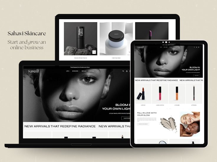 Sahavi Skincare Store — project by Digital Surgeons Hub
