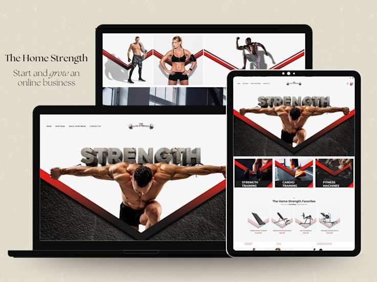 TheHomeStrength Fitness Store — project by Digital Surgeons Hub