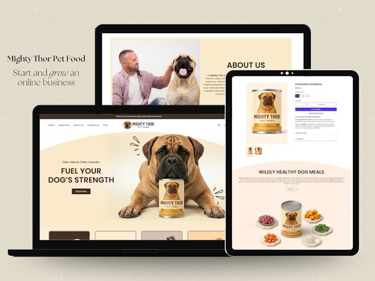 Mighty Thor Pet Food — project by Digital Surgeons Hub