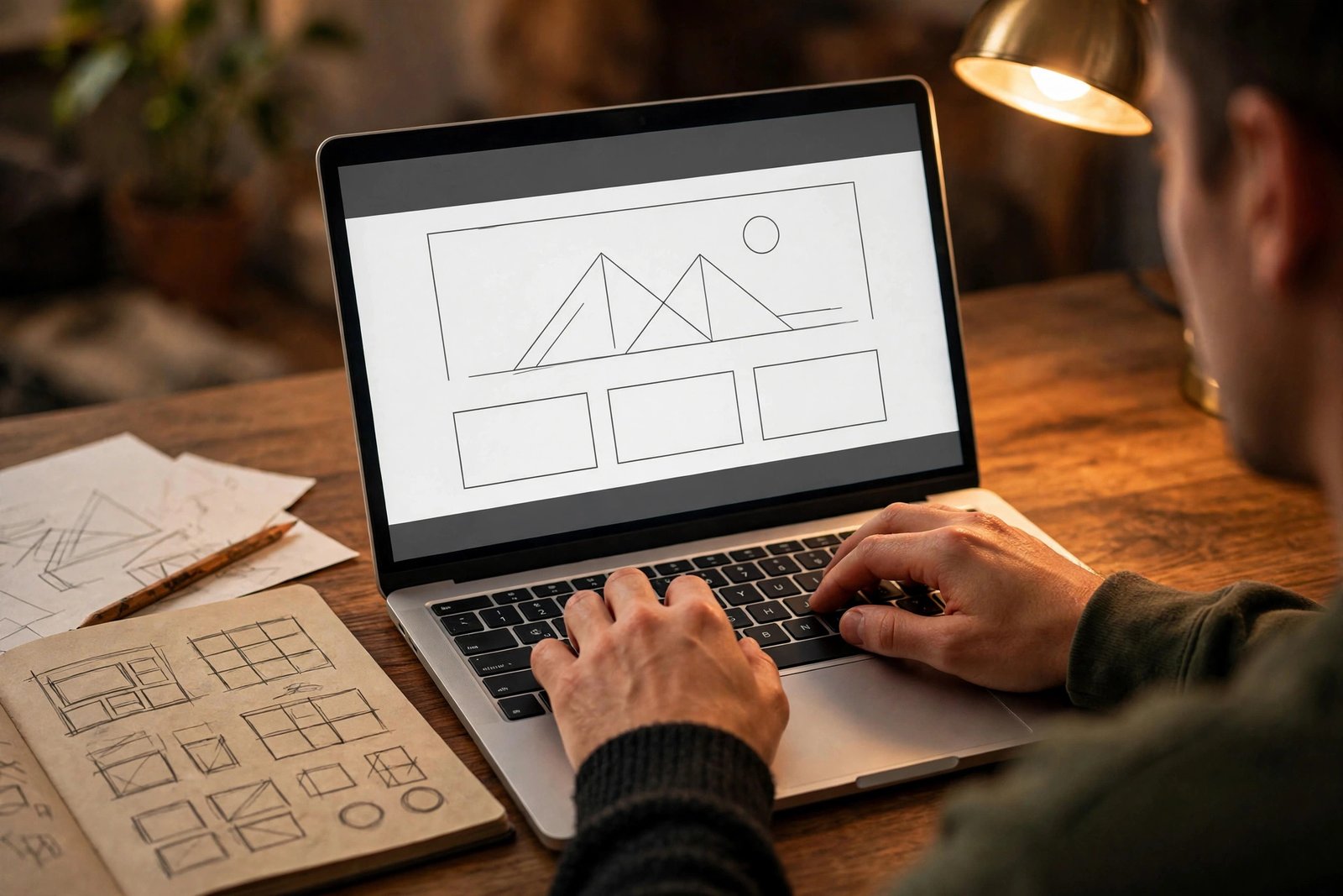 Learning web design on a laptop: classes versus hiring a designer