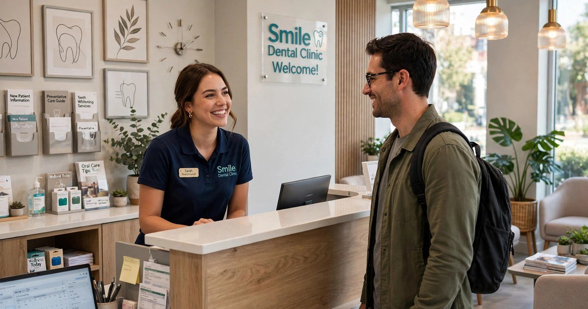 Dental clinic attracting new patients through local SEO